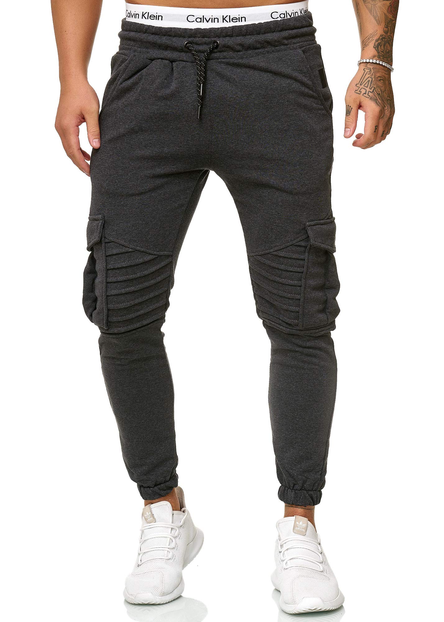 OneRedox Men's Running Jogger Pants - Streetwear Sport Pants Model 1214 for Gym, Workout & Casual Wear