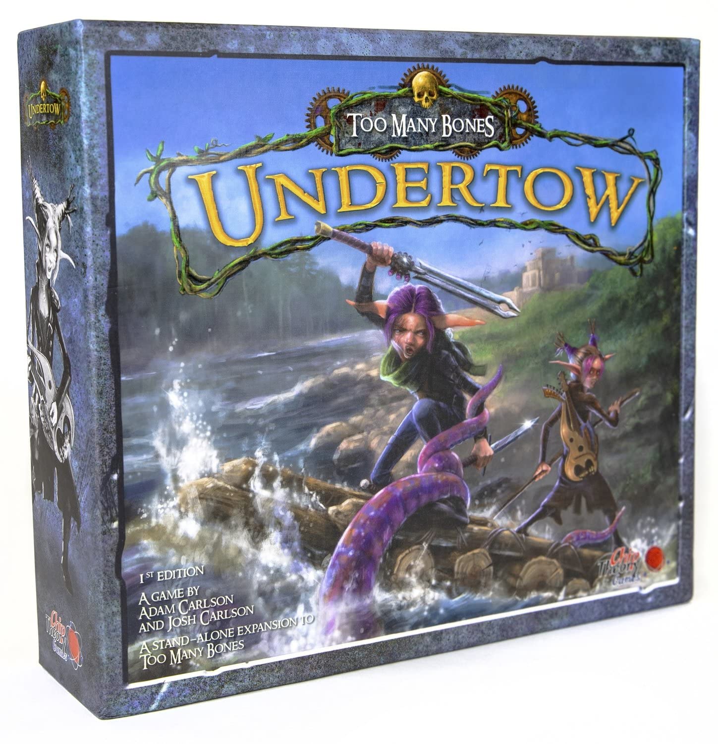 Too Many Bones Undertow Standalone Expansion - Strategic Fantasy RPG Dice-Builder Game for Ages 14+ | 1-4 Players | Adventure Board Game for Game Nights & Family Gatherings