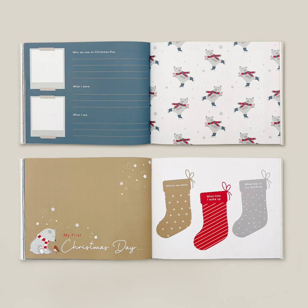 Baby's First Christmas Keepsake Journal - Memory Book for Newborn's Holiday Memories - Perfect for Parents to Document Baby's First Christmas Experience