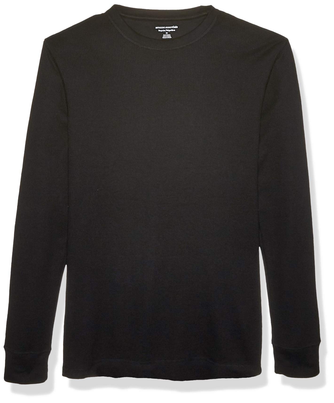 Amazon Essentials Men's Regular-Fit Long-Sleeve Waffle Henley Shirt - Soft Cotton Thermal Top for Casual Wear & Layering in Fall/Winter