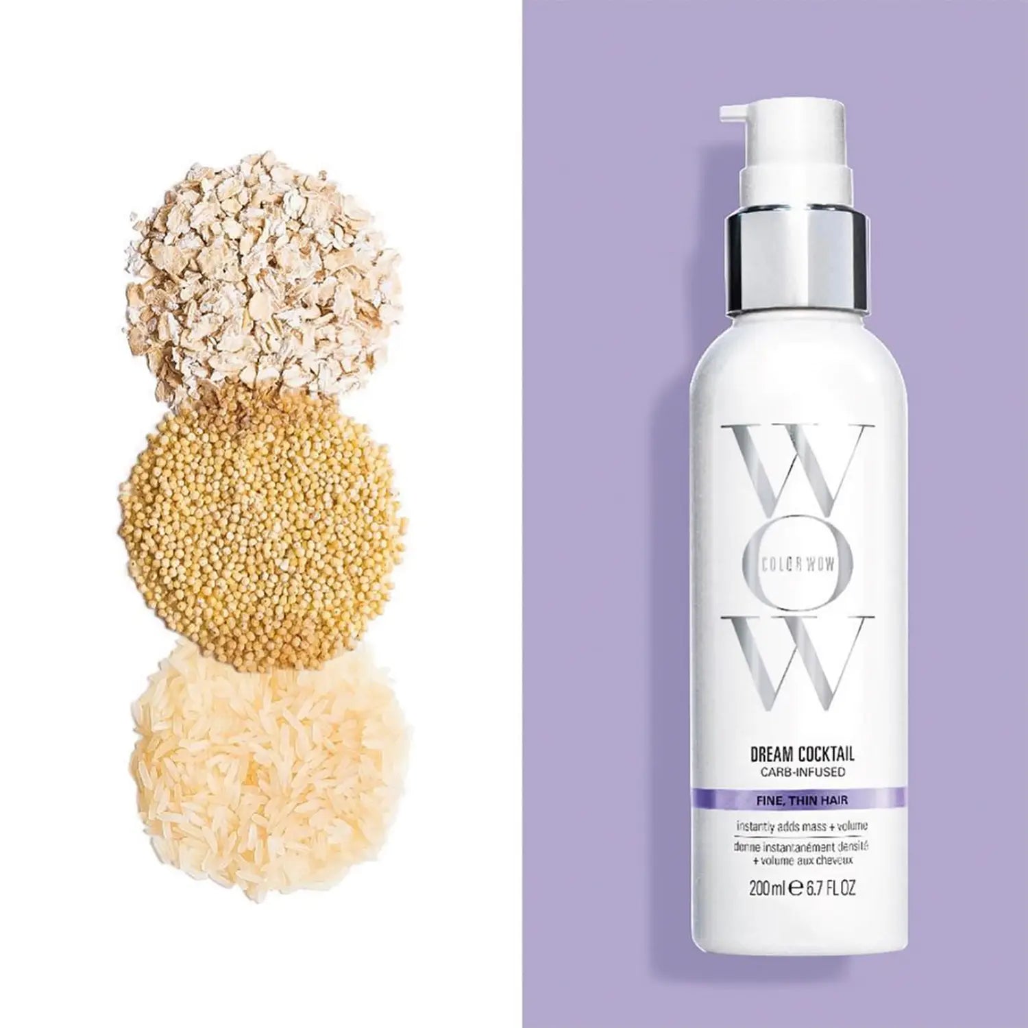 Color Wow Dream Cocktail Carb-Infused Hair Treatment - Hydrating & Repairing for Damaged Hair | Perfect for Dry, Frizzy Hair & Salon-Quality Styling at Home