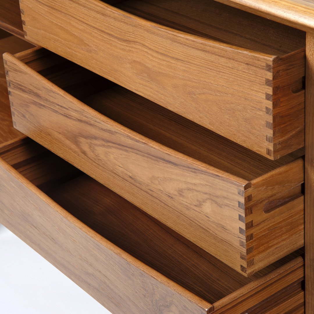 BPS142 Modern Sideboard Cabinet - Stylish Storage for Dining Room, Living Room & Entryway | Durable Wooden Buffet Console with Ample Storage Space