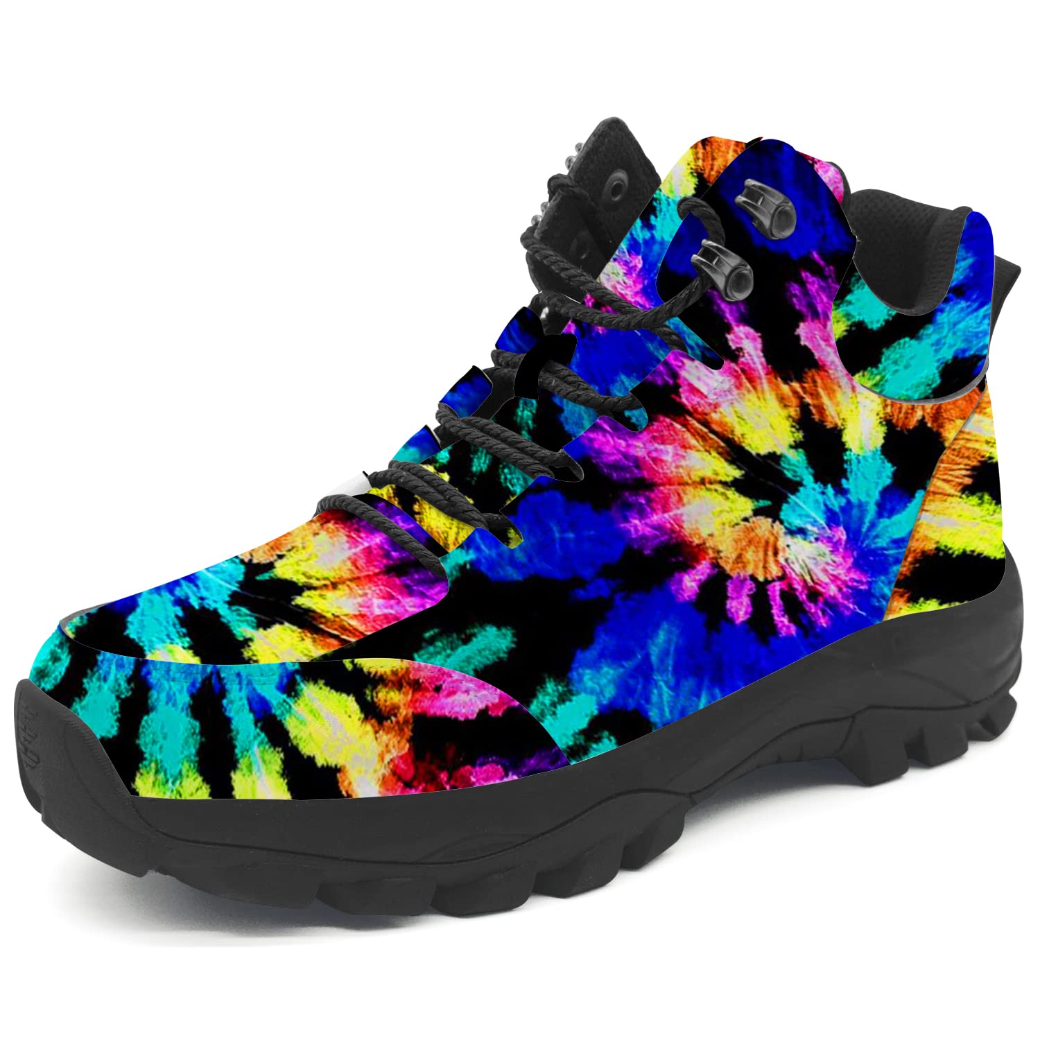 Vogiant Tie Dye Hiking Shoes for Men & Women - Waterproof Outdoor Trail Trekking Sneakers - Perfect for Hiking, Camping & Adventure Gifts for Him & Her