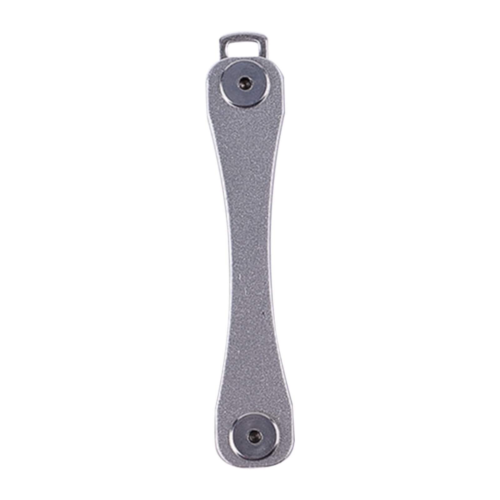 Kuluzego Metal Mini DIY Key Holder - Compact Outdoor EDC Tool for Key Storage & Organization | Perfect for Camping, Hiking, Travel and Everyday Carry
