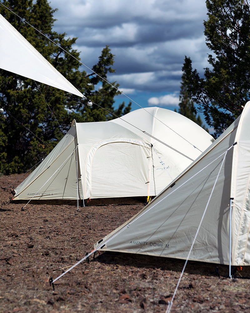 Amenity Dome Small in Ivory - Portable Storage Organizer for Travel, Camping & Home Use