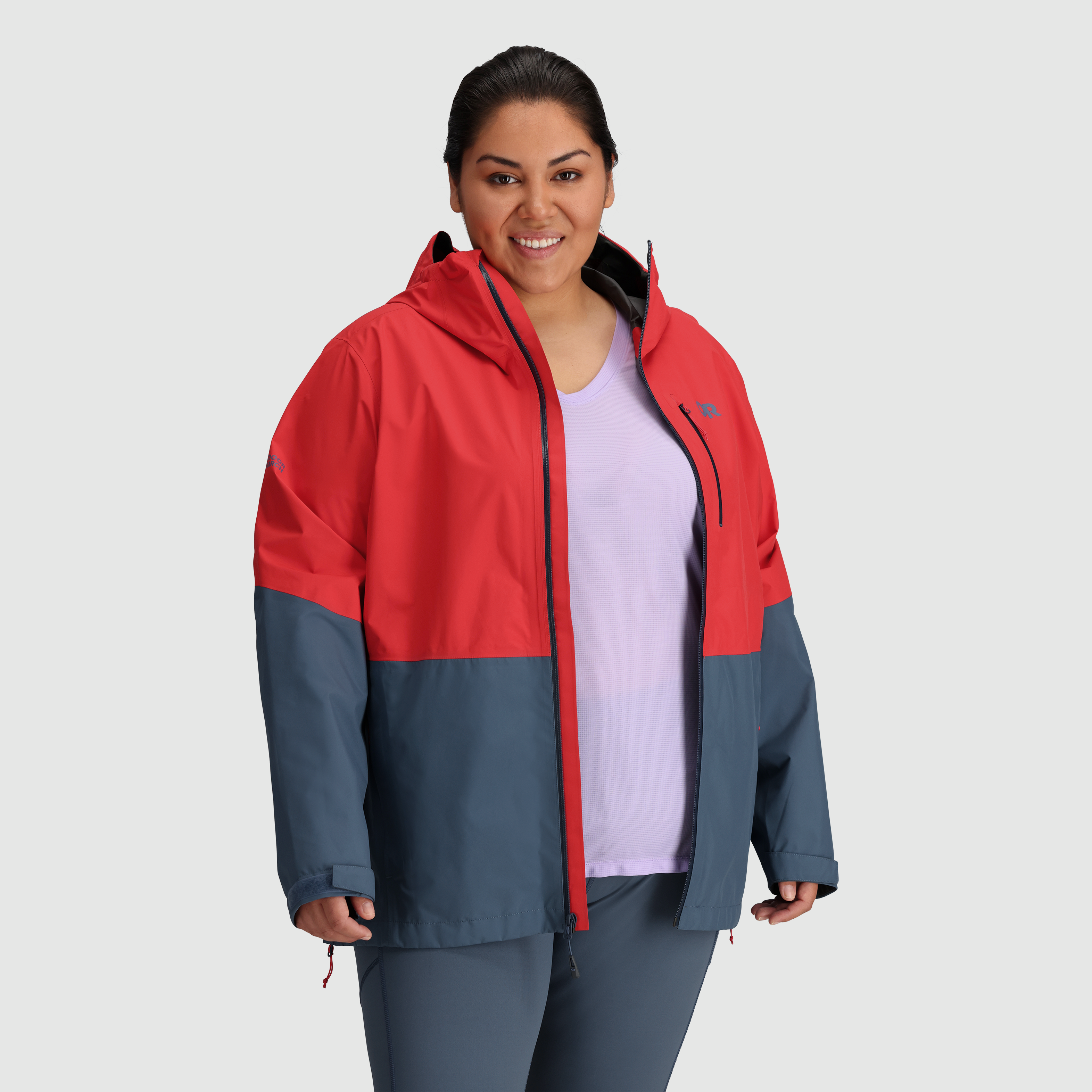 Women's Plus Size Aspire II GORE-TEX Waterproof Rain Jacket - Lightweight Windproof Outdoor Coat for Hiking, Camping & Travel