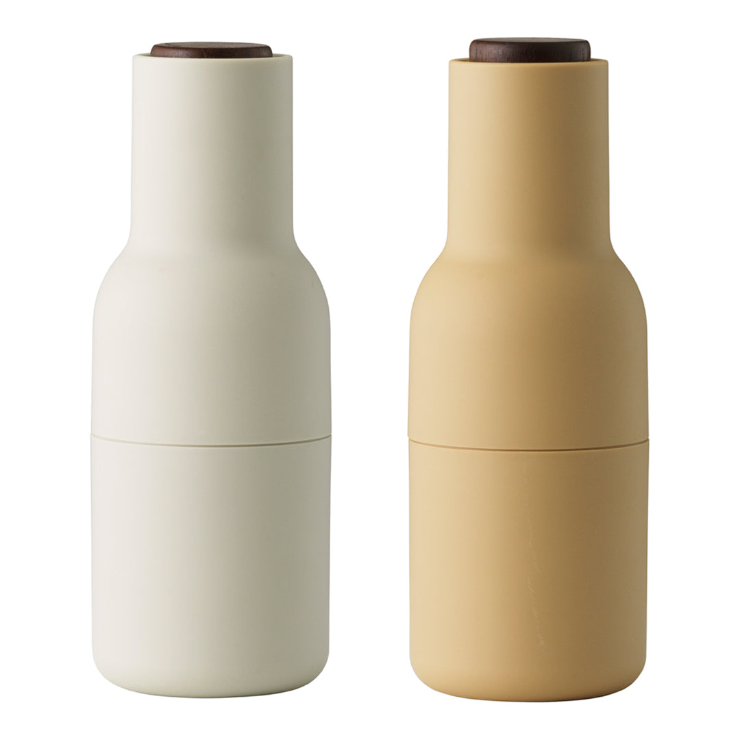 Premium Glass Bottle Grinder Set (2 Pack) - Perfect for Spices, Herbs & Salt - Ideal for Kitchen, Dining & Home Use
