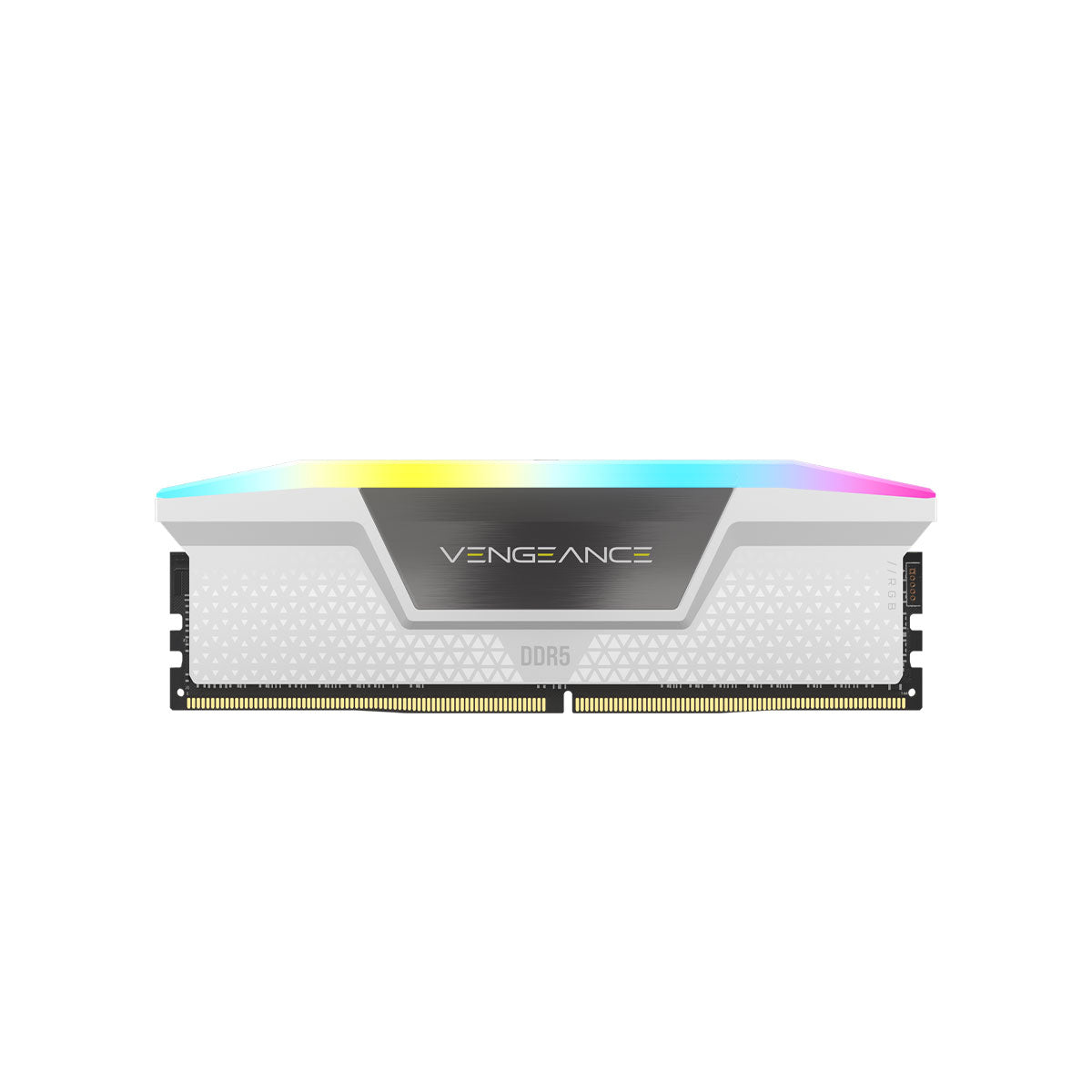 Corsair Vengeance RGB 32GB (2x16GB) DDR5 6200MHz CL36 White Desktop Memory - High Performance Gaming RAM for PC Builds & Content Creation