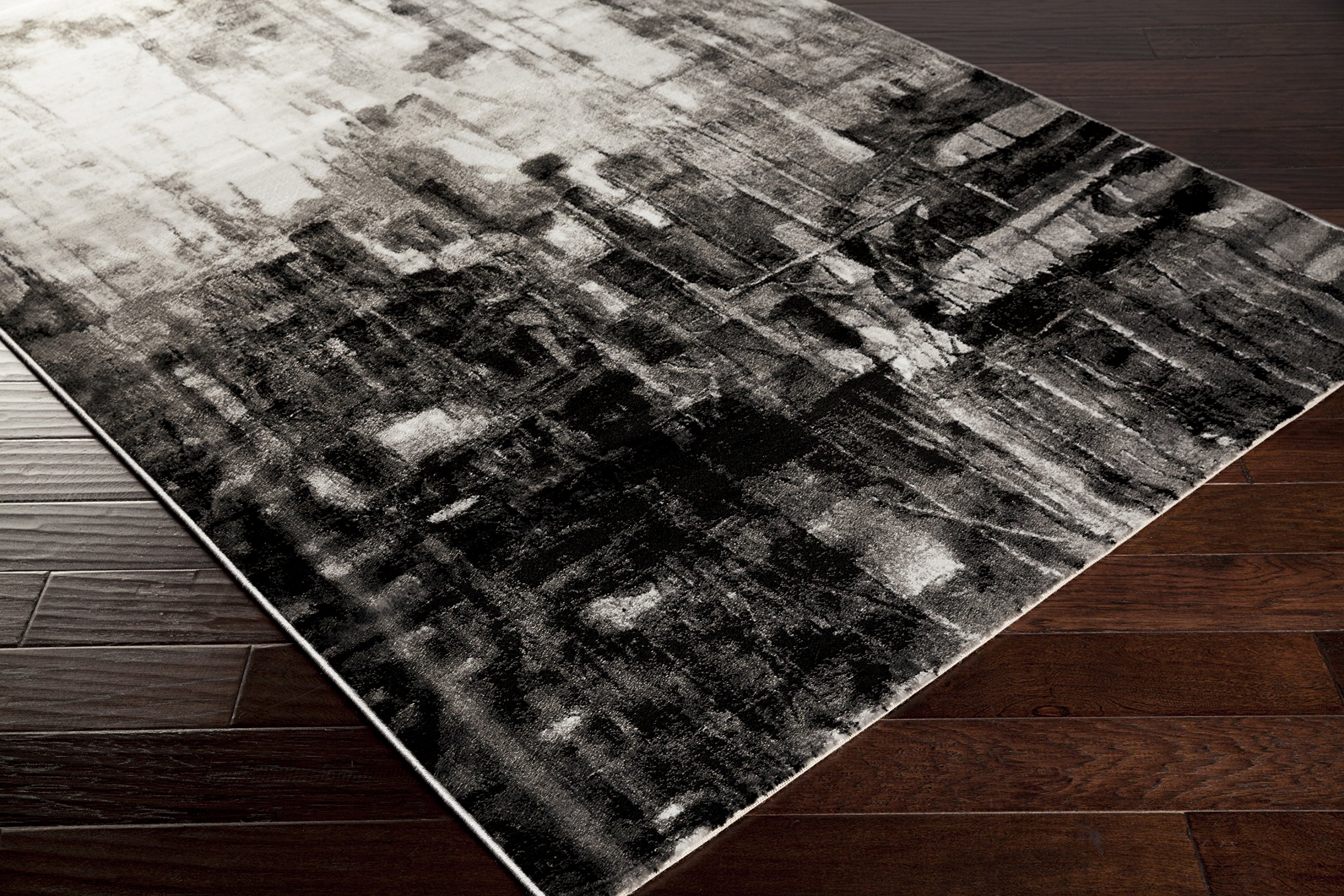 Helaine Charcoal Modern Area Rug 7'8