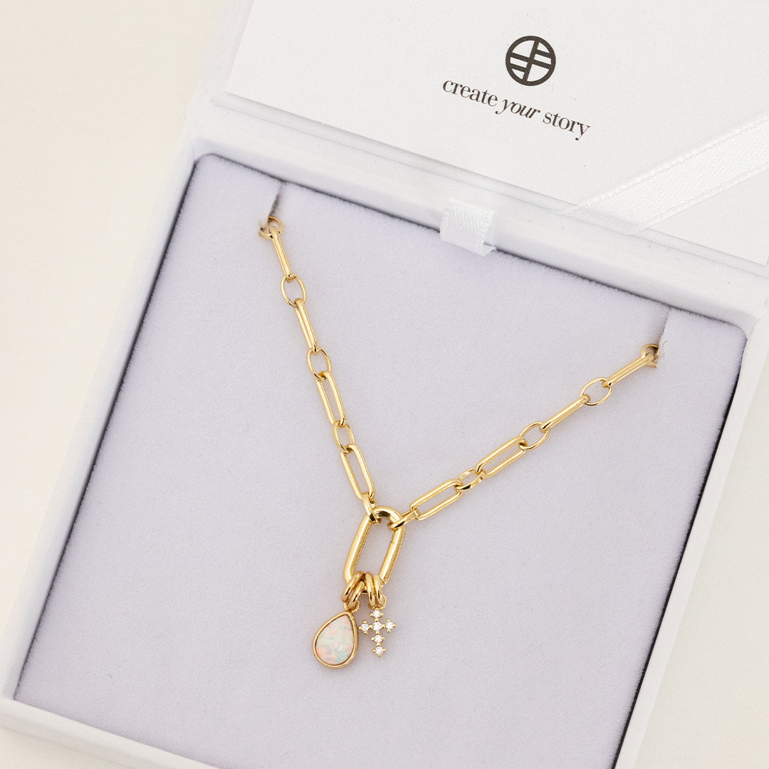Legacy Charm Necklace - Elegant Vintage Jewelry for Women, Perfect for Weddings, Anniversaries & Special Occasions