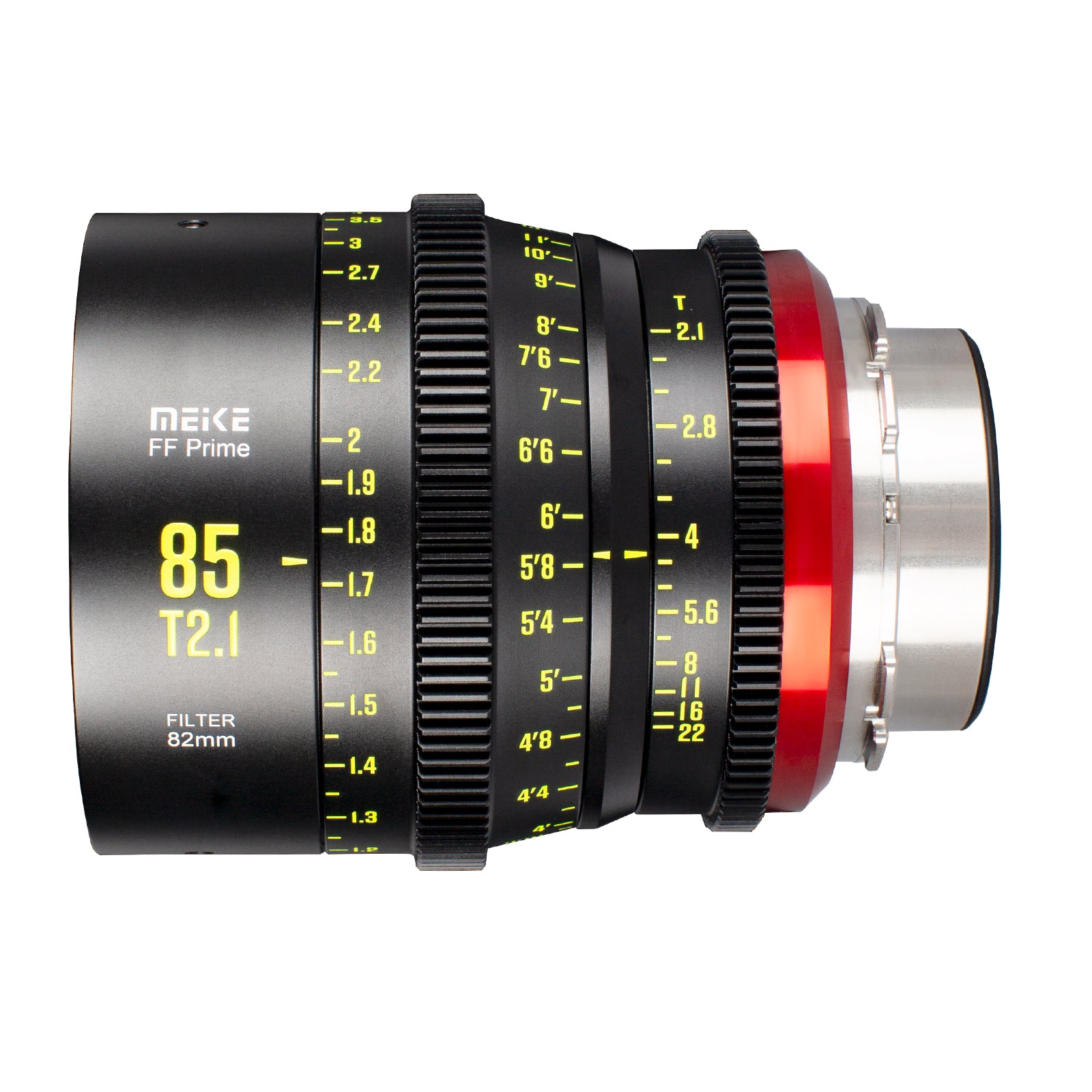 Meike 85mm T2.1 Full Frame Cinema Prime Lens for PL Mount - Professional Cine Lens for Sony, Canon, Blackmagic - Perfect for Film, Documentary & Wedding Videography