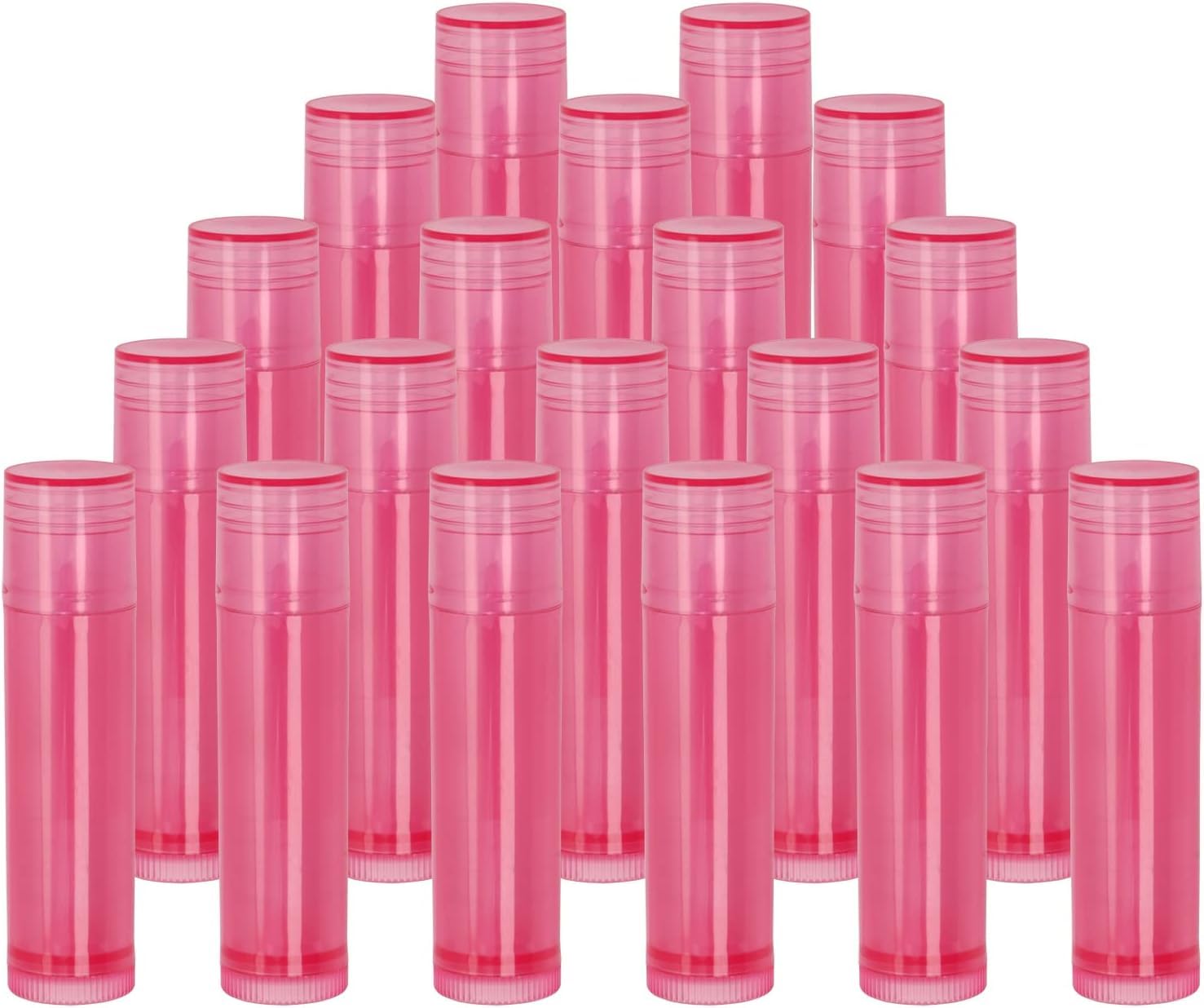 12-Piece Dark Pink Cosmetic Containers (5g Each) - Ideal for Chapstick, Lip Balm, Essential Oils & Makeup Storage - Travel-Friendly & Reusable (Pack of 12) | Perfect for DIY Beauty, Travel Kits & Organizing Small Cosmetics