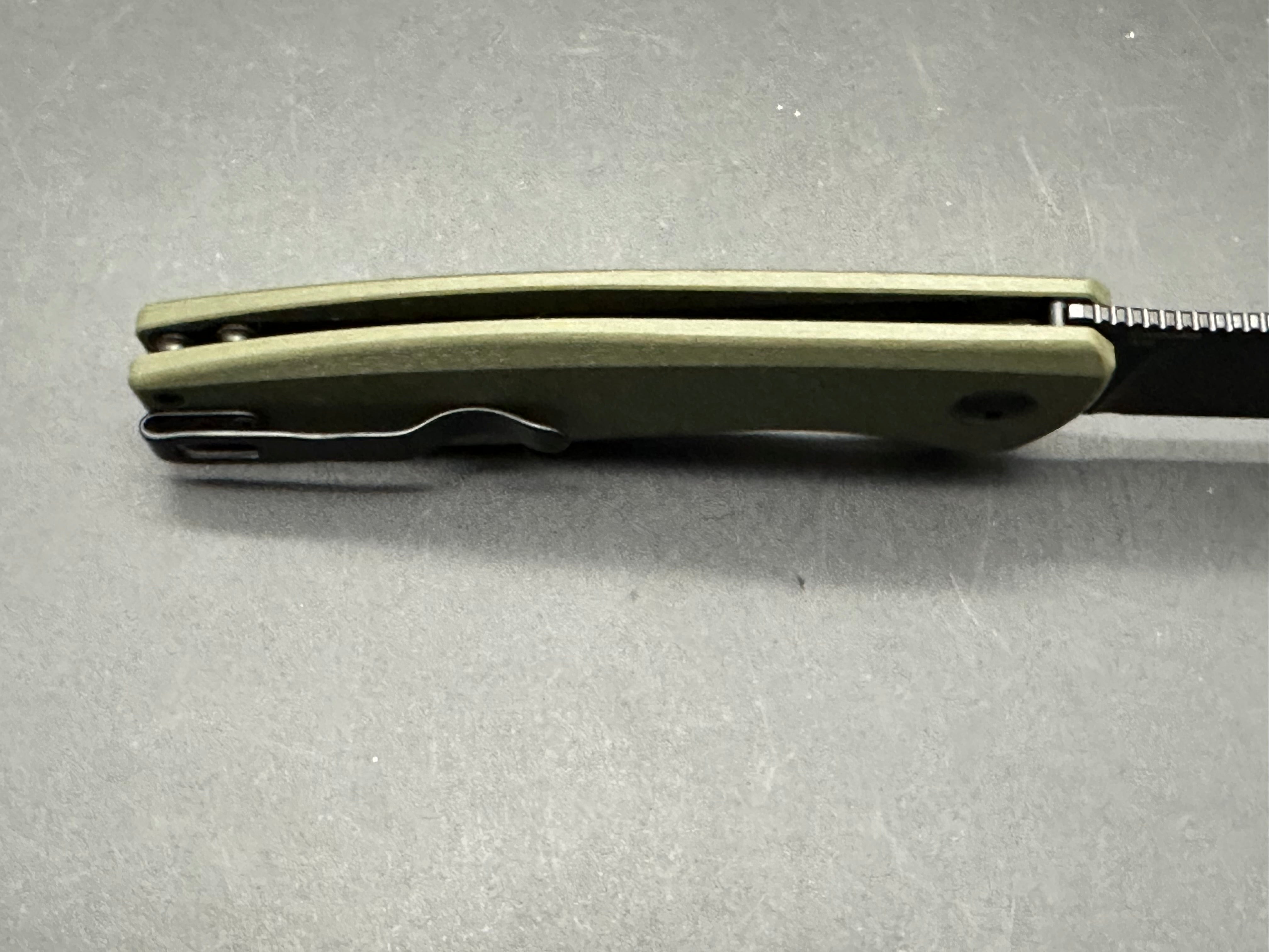 Kizer Crocodile NitroV Blade Folding Pocket Knife with Liner Lock & G10 Handle - V4716M1 (3.45