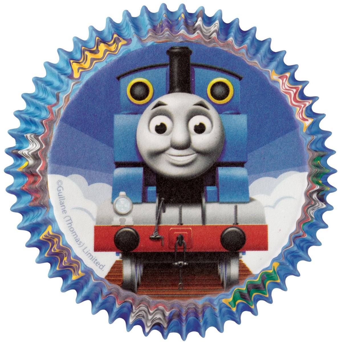 Wilton Standard Baking Cups - Thomas The Train Design, 50-Pack | Perfect for Cupcakes, Muffins & Party Treats