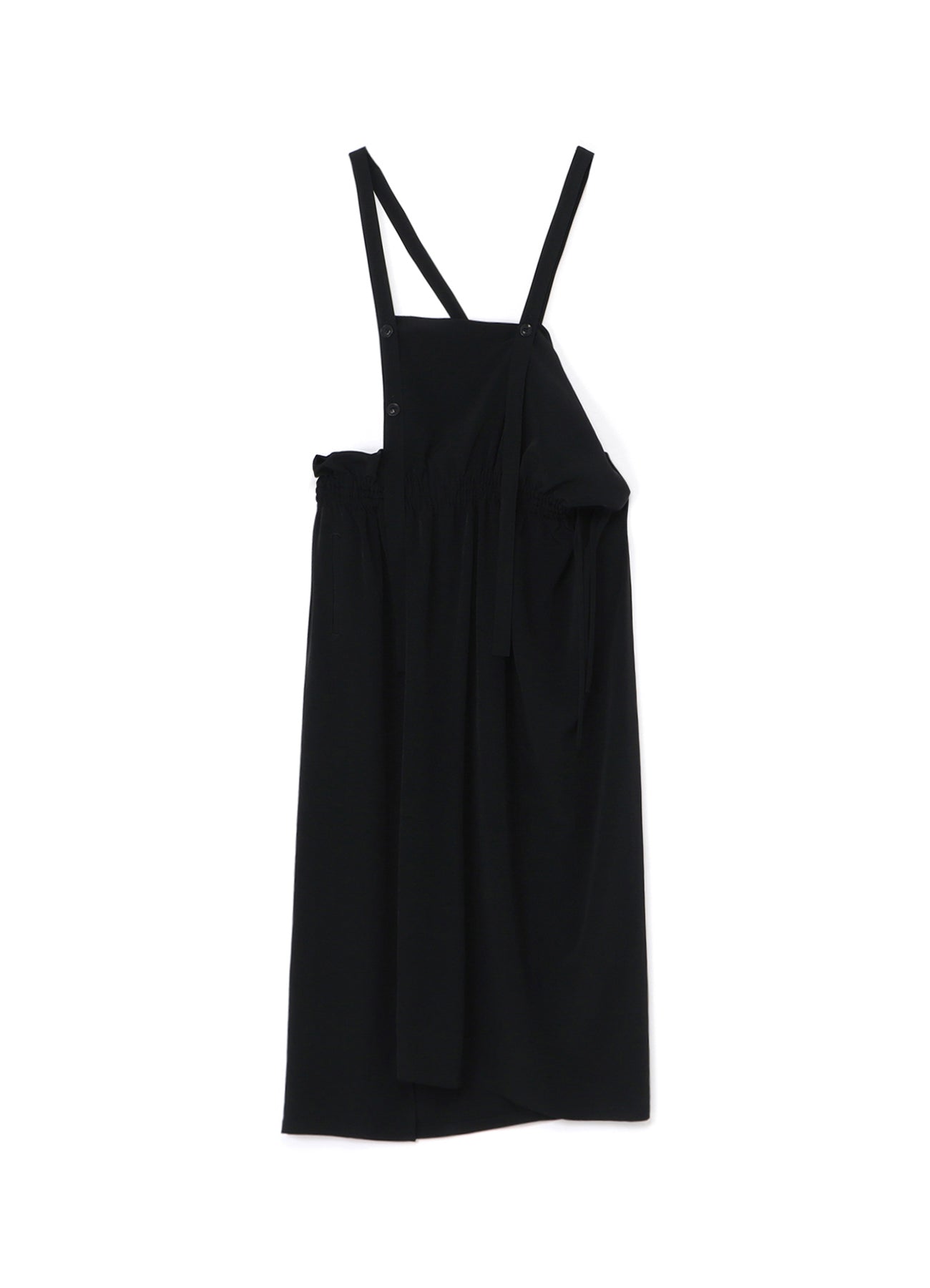 Elegant Crepe de Chine Gathered Jumper Dress for Women - Perfect for Casual Outings, Office Wear & Special Occasions