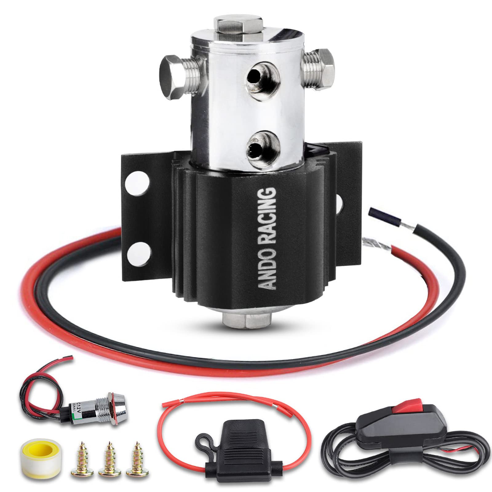 Heavy Duty Front Brake Line Lock Kit - Roll Control Brake Lock for Drag Racing, Hill Holder, Off-Road & Performance Vehicles (Black) | Perfect for Drag Strips, Mountain Driving & 4x4 Adventures