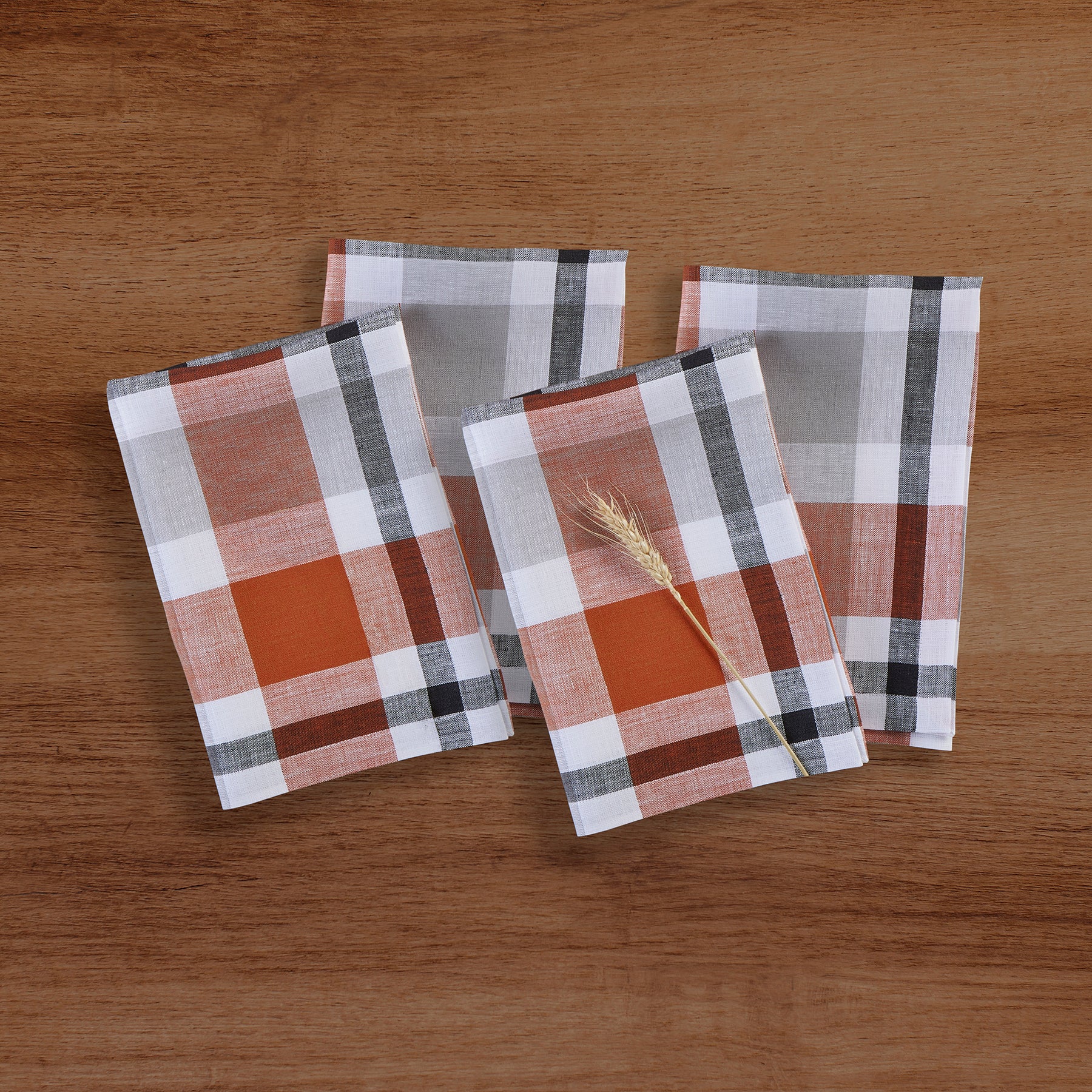 Cinnamon Fall Buffalo Check