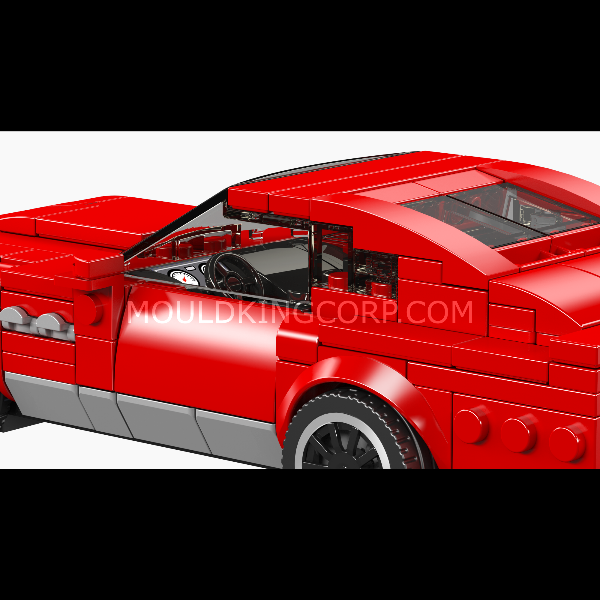 Mould King 27084 Martin V8 Vintage Car Model Building Set - 365 Pieces DIY Construction Toy for Adults & Teens | Collectible Display Model, Gift for Car Lovers, STEM Educational Activity