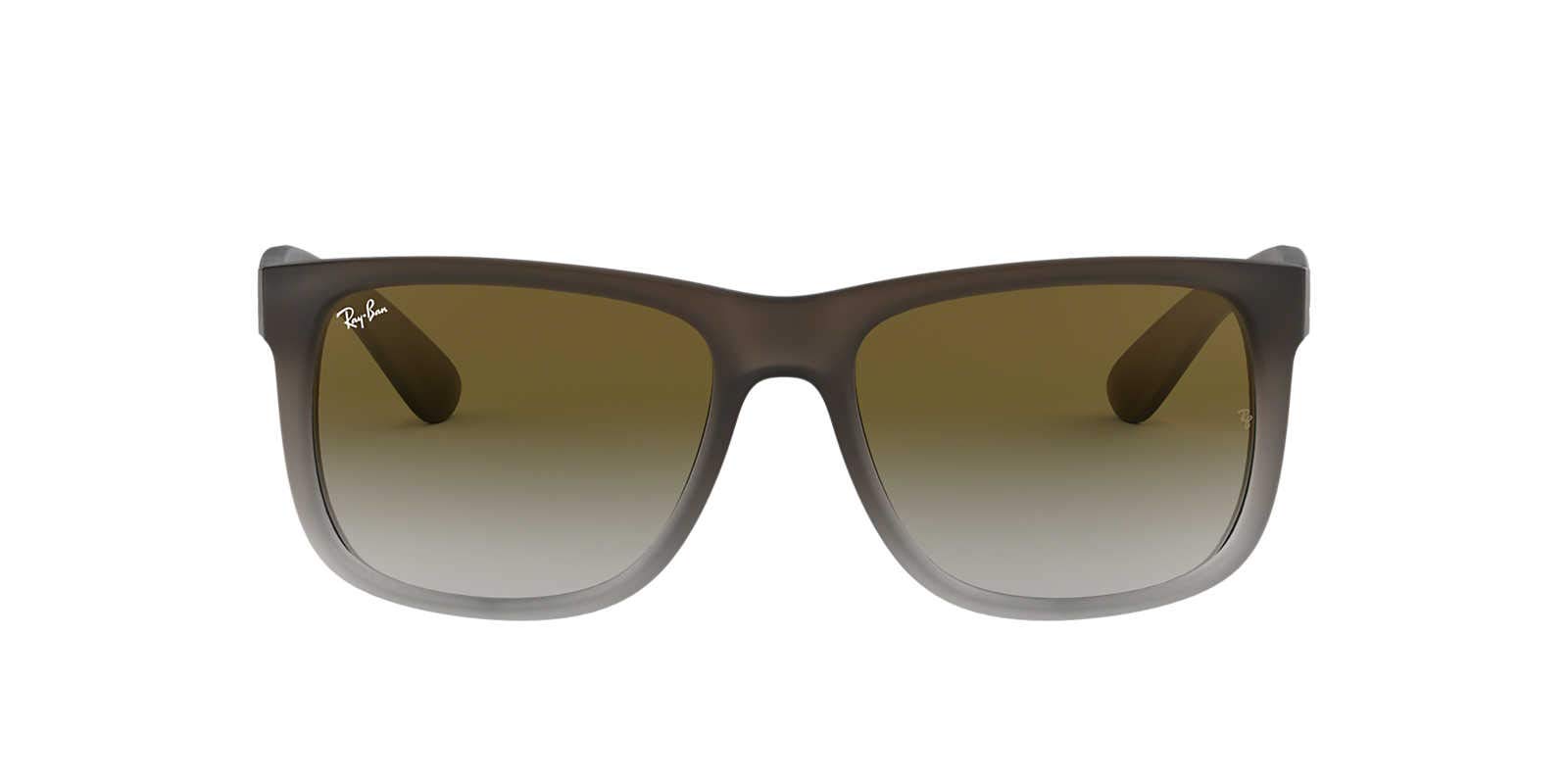 Ray-Ban RB4165 Justin Rectangular Sunglasses - Classic Polarized UV Protection Aviator Style for Men & Women | Perfect for Driving, Beach & Outdoor Activities