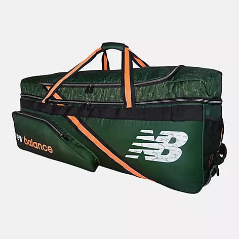 New Balance DC880 Large Wheelie Cricket Bag - Durable Rolling Cricket Gear for Travel & Training | Perfect for Matches, Practice & Sports Storage