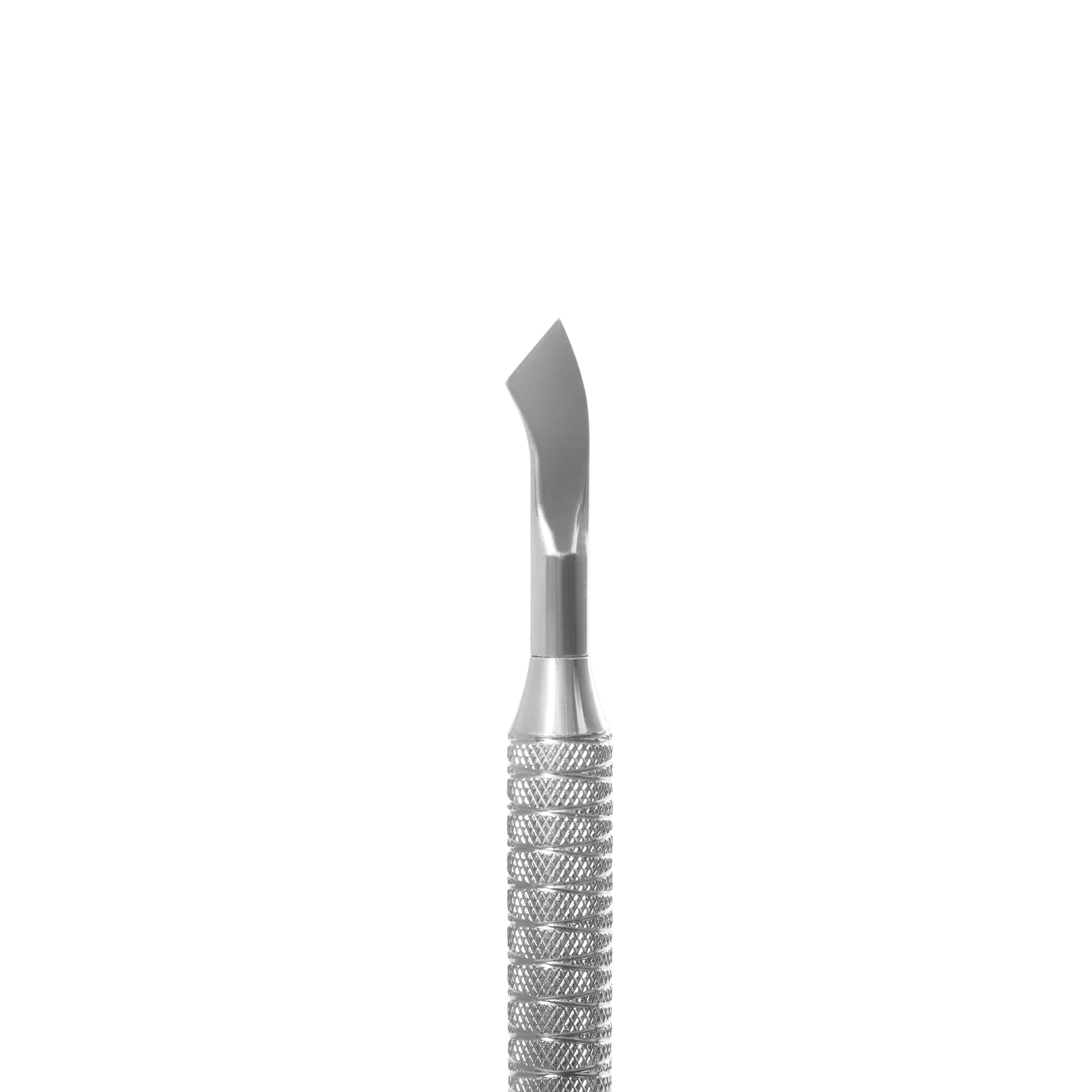 Staleks Expert 90 Type 4.2 Professional Nail Pusher - Slant Pusher & Bent Blade for Precise Cuticle Care - Perfect for Salon & Home Manicure