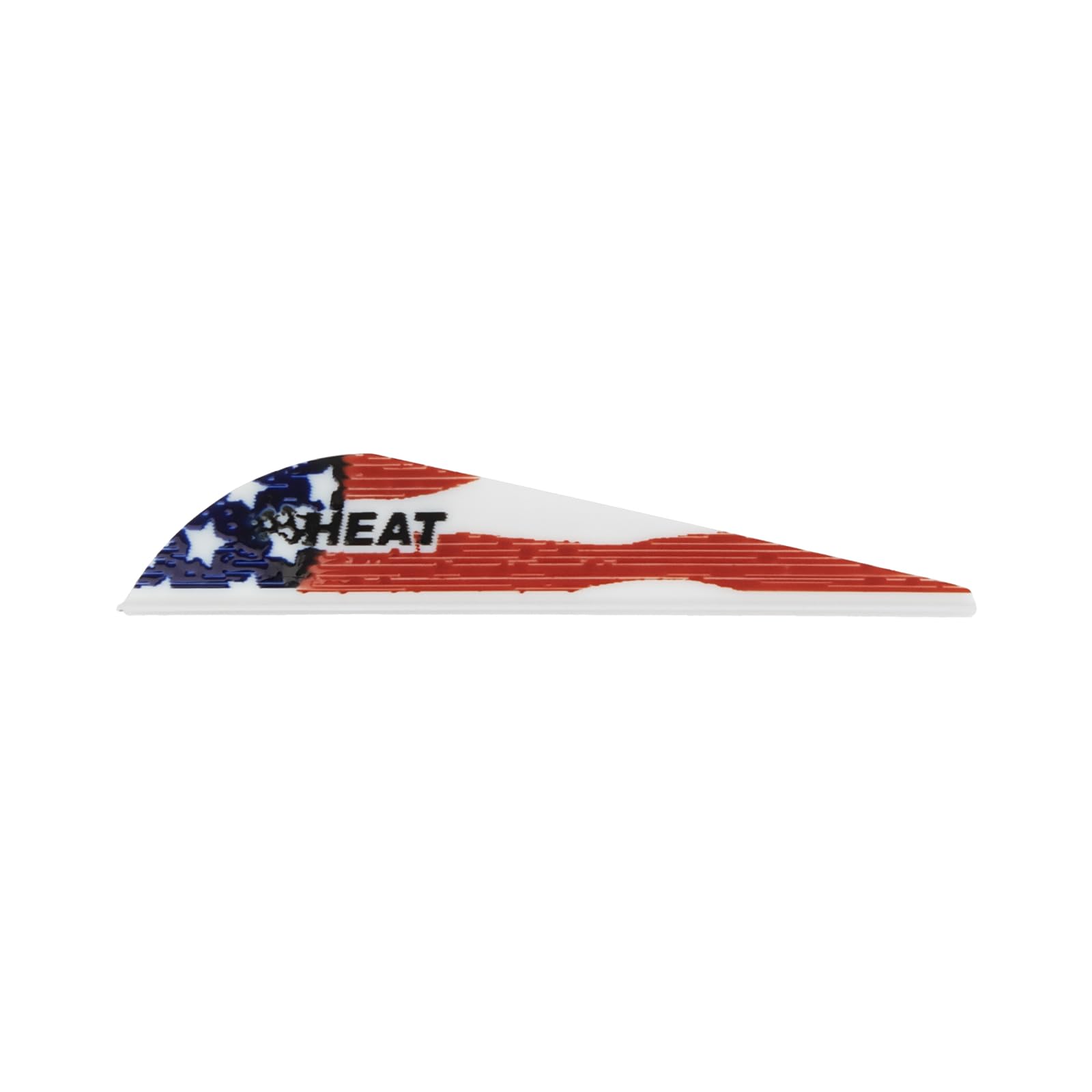 Bohning Heat Vanes American Flag 36 Pack - Red Archery Fletching for Outdoor Hunting & Target Practice