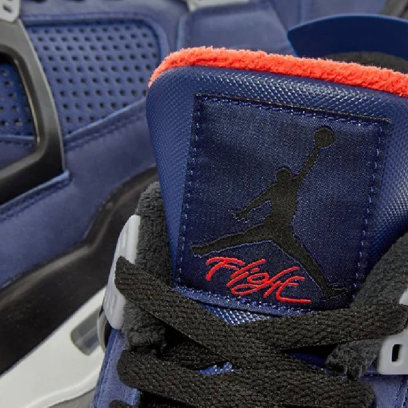 Air Jordan 4 Retro Winterized Loyal Blue Men's Basketball Shoes - Comfortable Sneakers for Winter Sports & Casual Wear