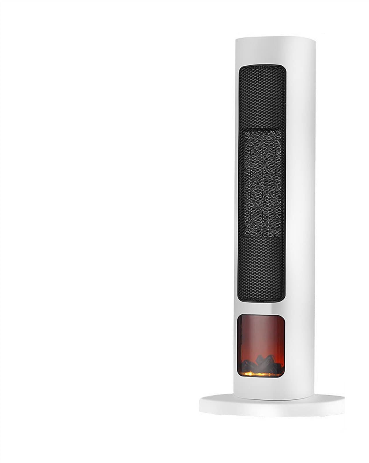 LMZZ Realistic Flame Effect Electric Space Heater - Portable Touch Control Indoor Heater for Home, Office & Bedroom - Energy Efficient & Safe Heating Solution