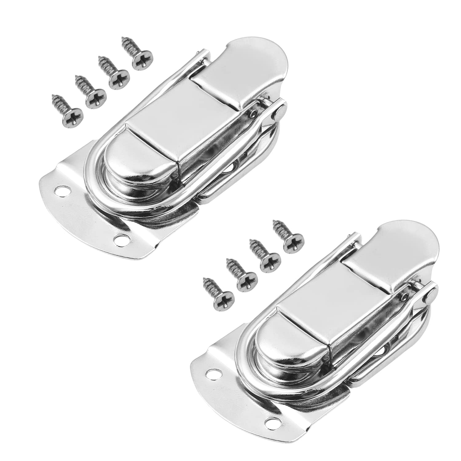 MroMax 2PCS Heavy Duty Toggle Latch Hasp Lock 2.72