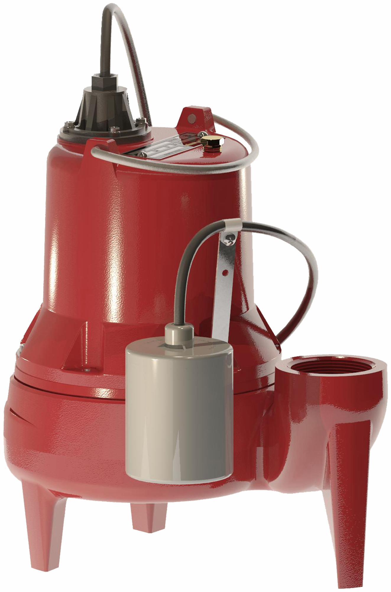 **Liberty Pumps LE41A 4/10 HP 1 Phase 115V Automatic Sewage Pump with 10' Cord - Ideal for Basement, Crawl Space & Sump Pump Applications**