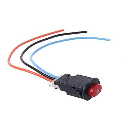 Motorcycle Hazard Light Switch - Emergency Flasher with 3 Wires for Safe Riding