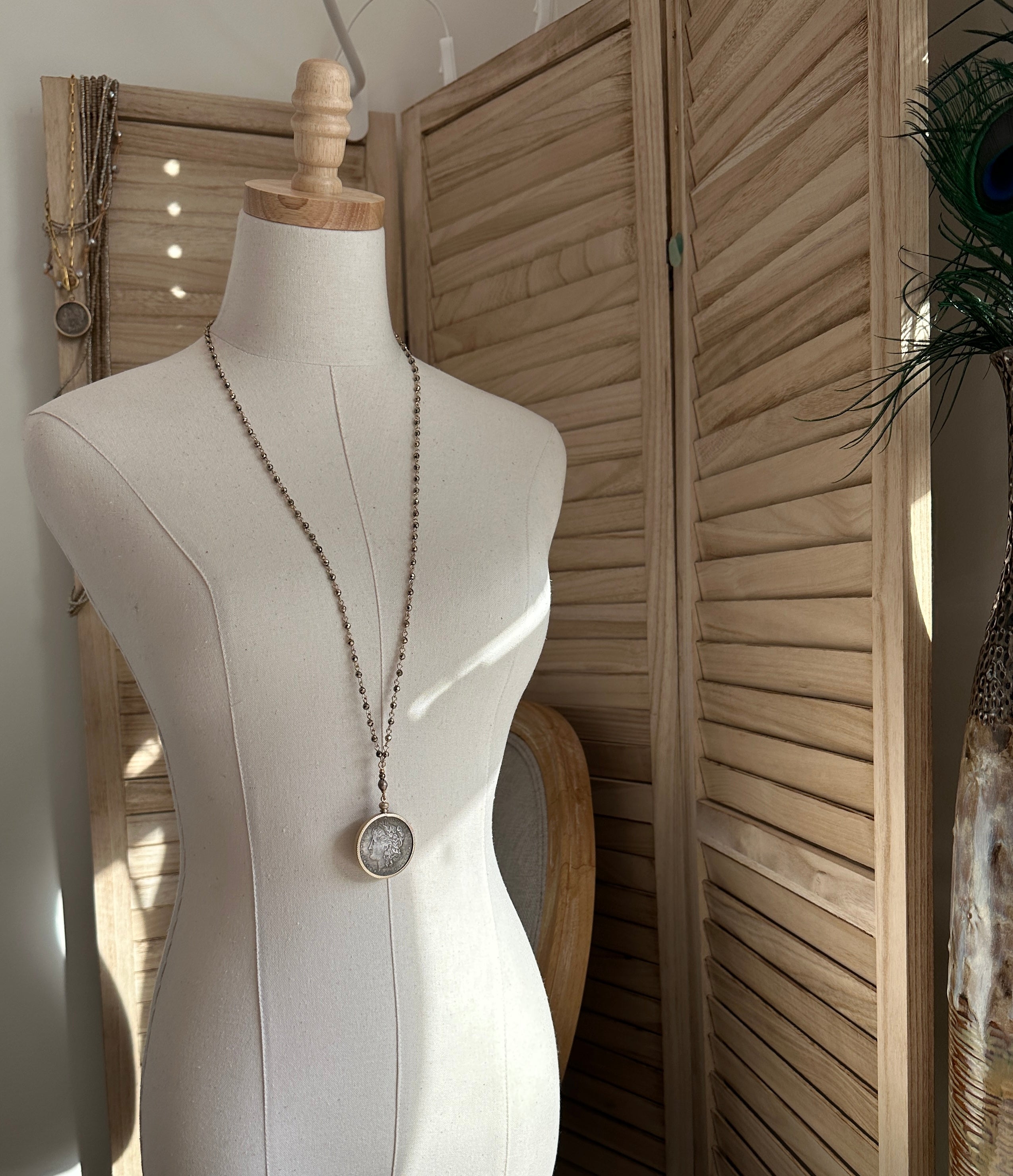 Charleston Necklace - Elegant Gold Plated Pendant for Women | Perfect for Weddings, Parties & Everyday Wear