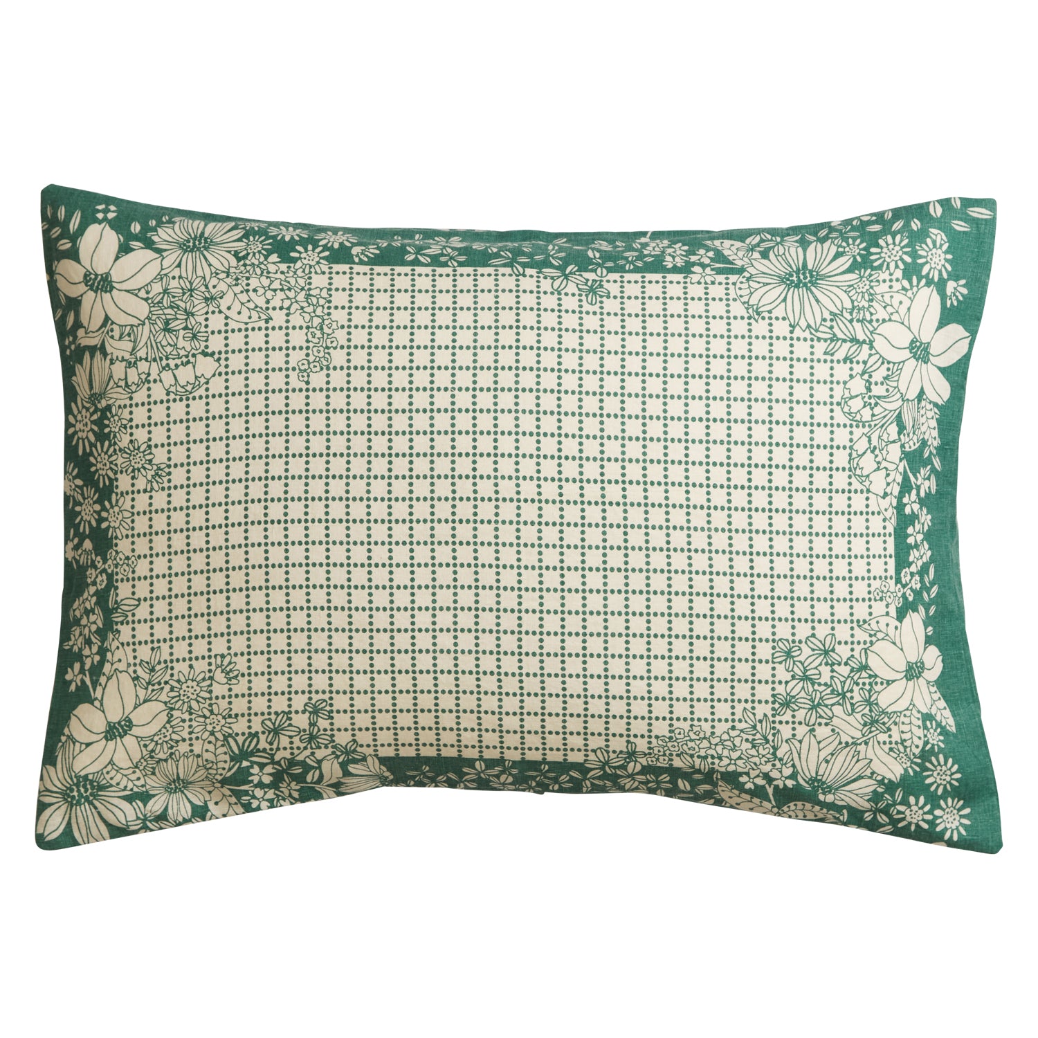 Premium Mallorie Linen Pillowcase Set - Breathable & Soft Forest Green Bedding (2-Pack) | Perfect for Home, Hotel, and Airbnb Decor | Eco-Friendly & Hypoallergenic