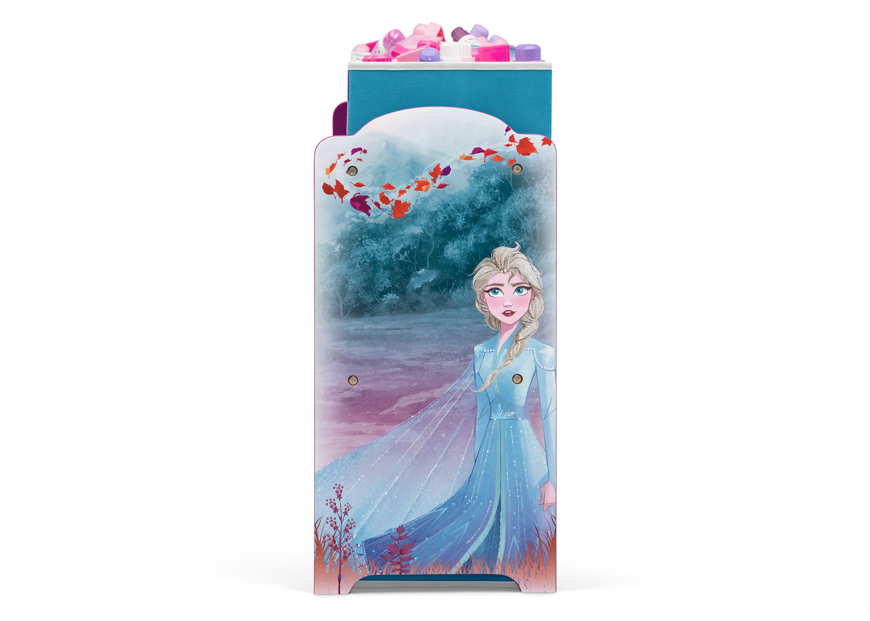 Frozen Deluxe 9 Bin Toy Storage Organizer - Kids Room Organization Solution for Toys, Books & Crafts | Perfect for Playrooms, Bedrooms & Daycare Centers