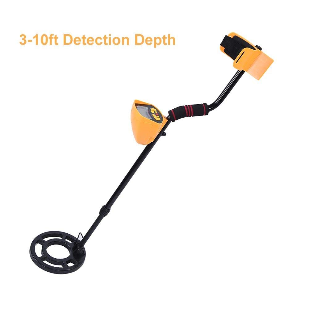 Professional Gold Detector Scanner - 3-10ft Deep Detection for Gold, Silver, Copper, Iron & Aluminum | Metal Detector for Treasure Hunting, Beach Combing & Outdoor Adventures