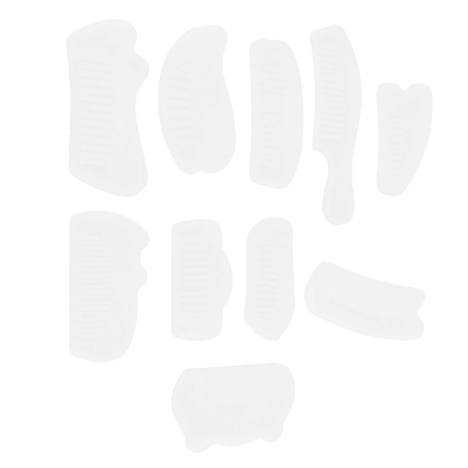 Yosoo 10PCS Silicone Comb Molds for UV Resin & Epoxy - Transparent DIY Crafting Tools for Hair Accessories, Jewelry Making - Perfect for Handmade Gifts & Home Decor Projects