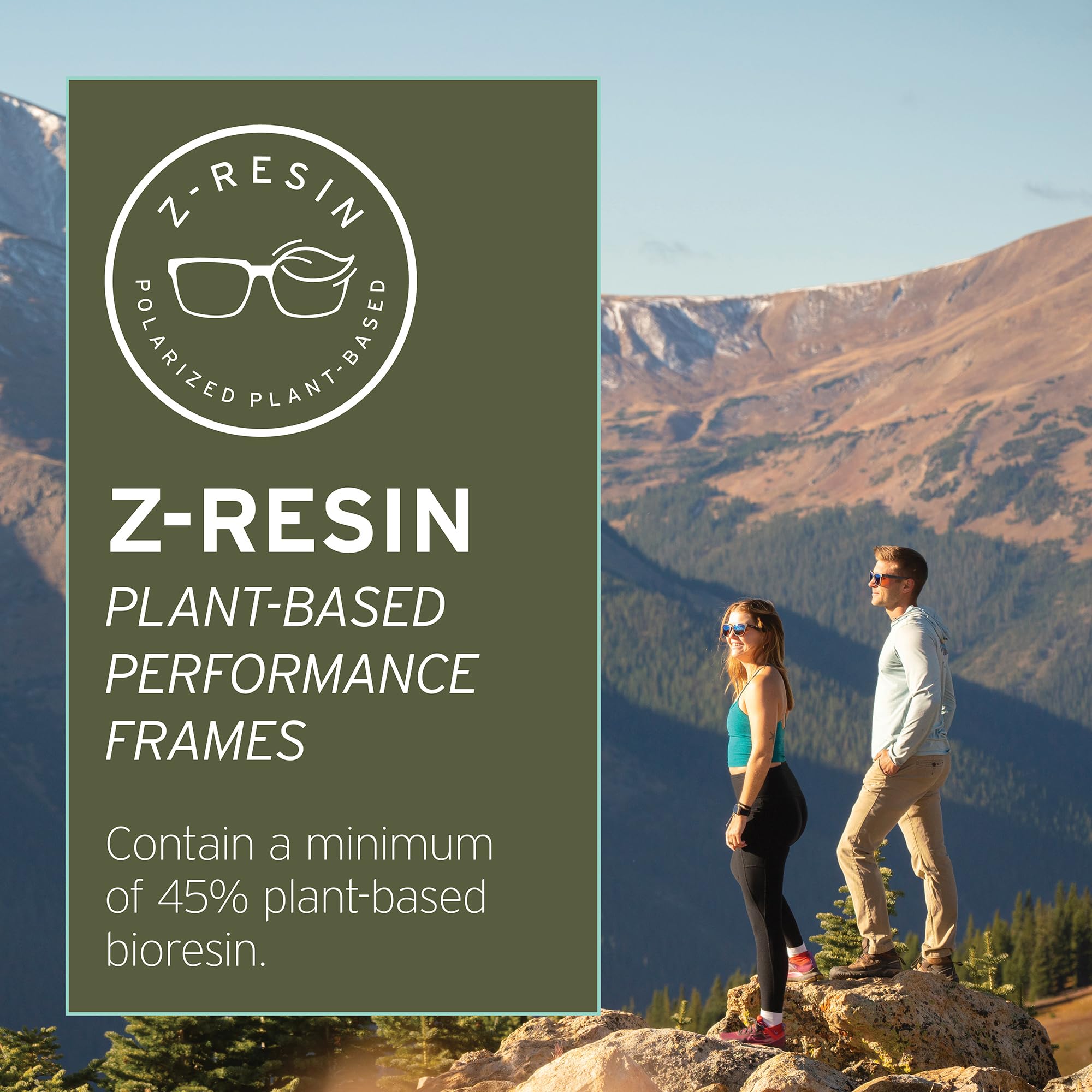 Zeal Optics Essential Polarized Sunglasses for Men & Women - Eco-Friendly Plant-Based Frame - UV Protection for Outdoor Sports, Driving & Beach Activities