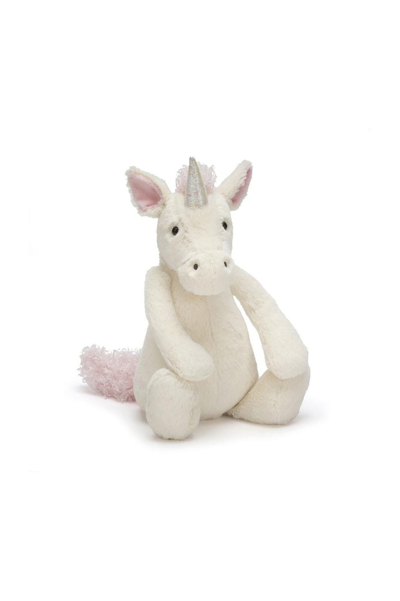 Adorable Bashful Unicorn Plush Toy by Jellycat - Soft Stuffed Animal for Kids, Baby Shower Gift & Nursery Decor