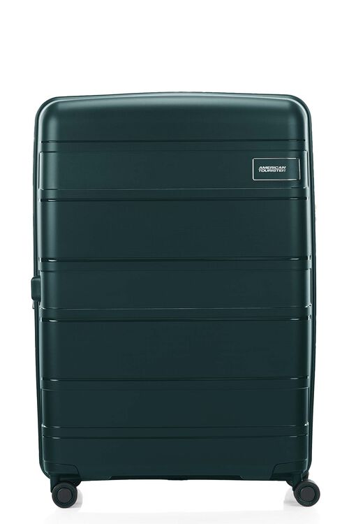 American Tourister Light Max 82cm Large Spinner Suitcase - Varsity Green | Durable Expandable Luggage for Travel, Business Trips & Vacations