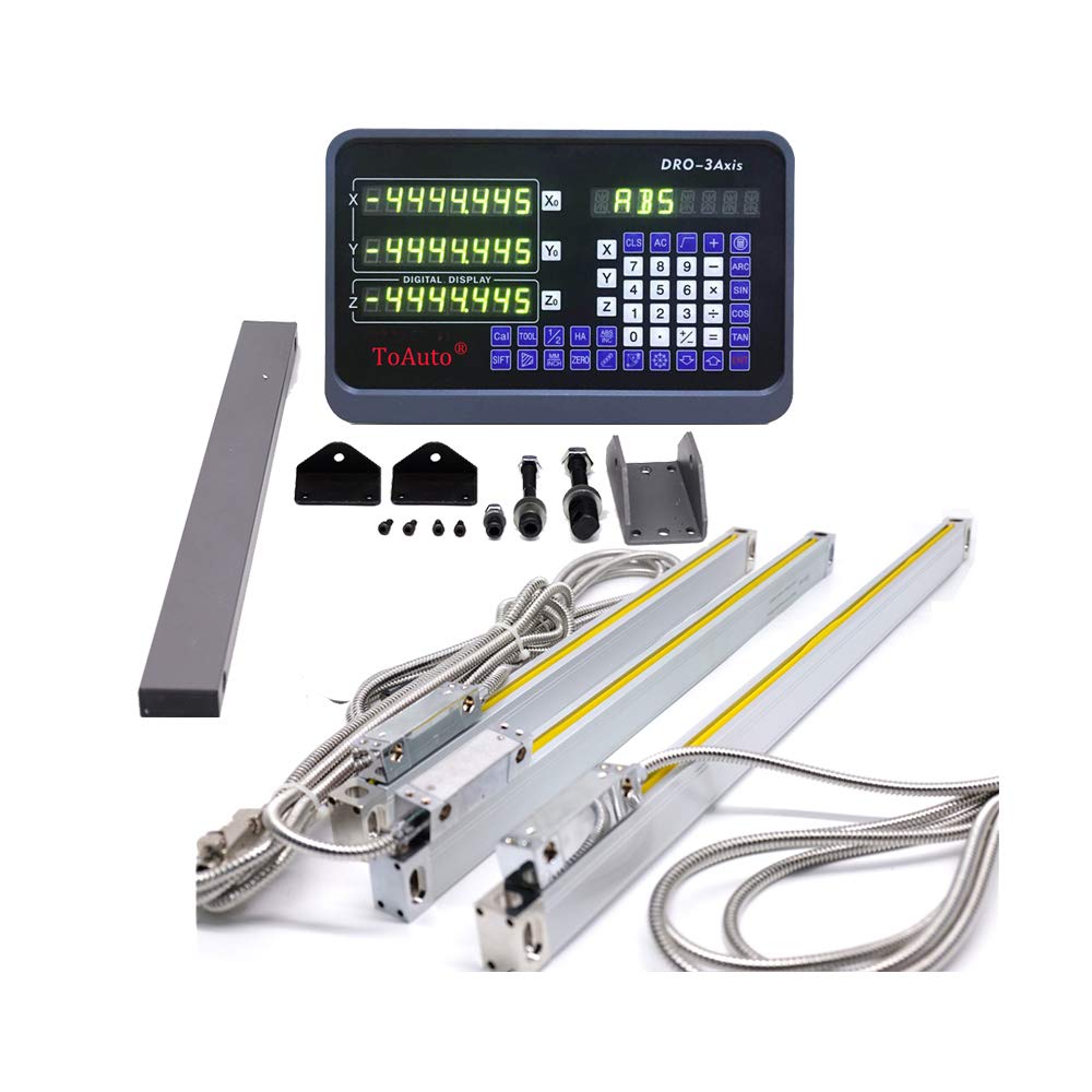 3-Axis Digital Readout (DRO) System for Milling & Lathe Machines - 13.8