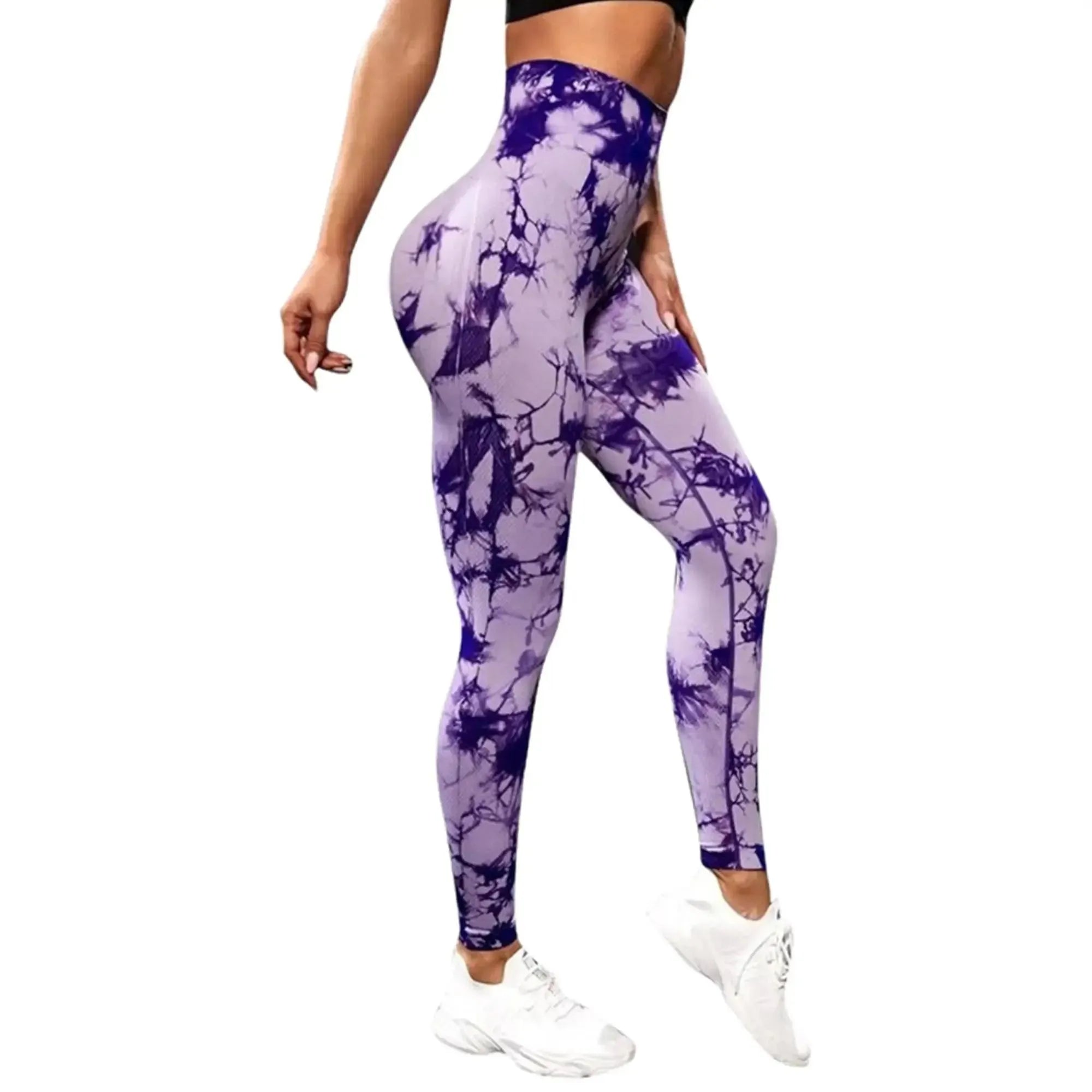 2023 Seamless Tie Dye Leggings for Women - Sexy High Waist Yoga Pants, Gym Workout Leggings with Push Up Effect | Perfect for Fitness, Running & Lounge Wear