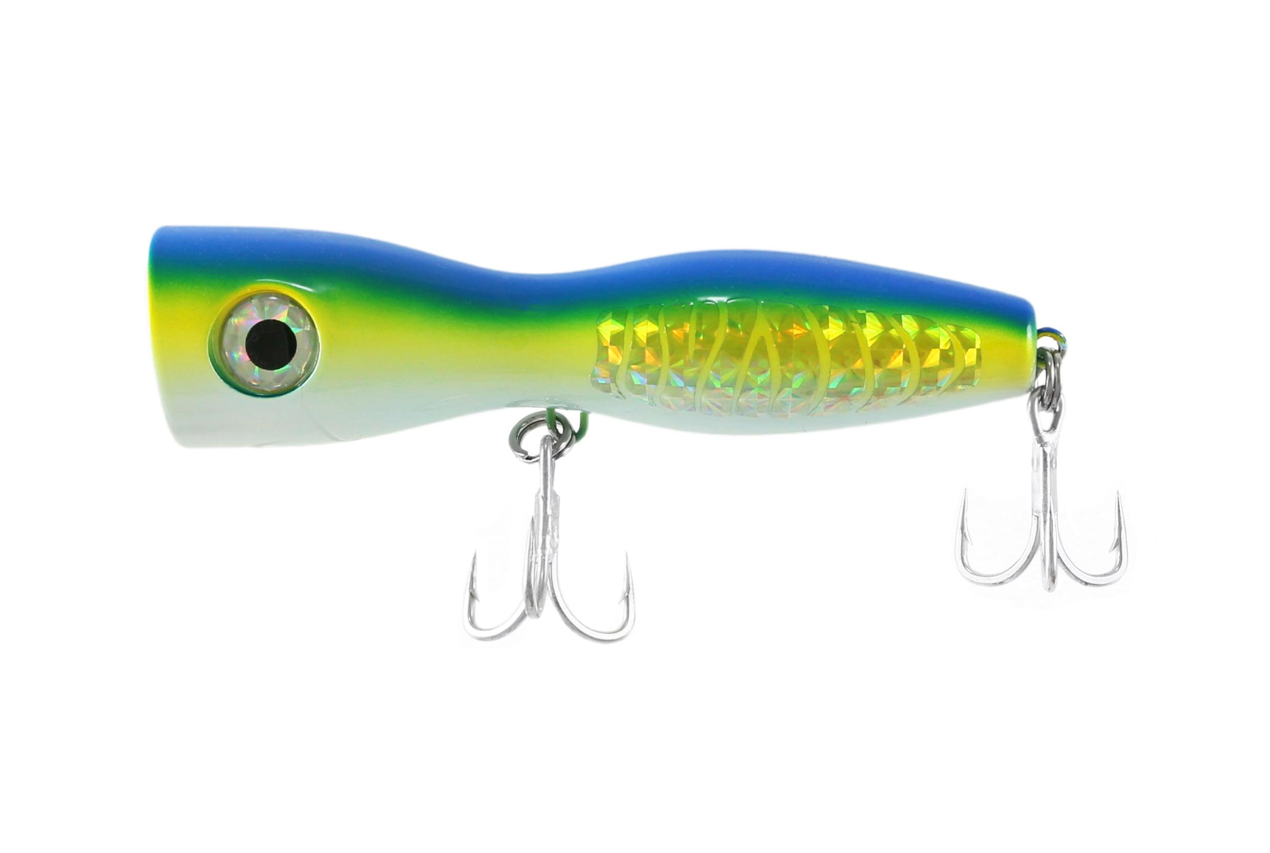 Jigging World Wadani Poppers - Topwater Fishing Lures for Saltwater & Freshwater - Best for Bass, Stripers & Bluefish - Perfect for Kayak, Shore & Boat Fishing