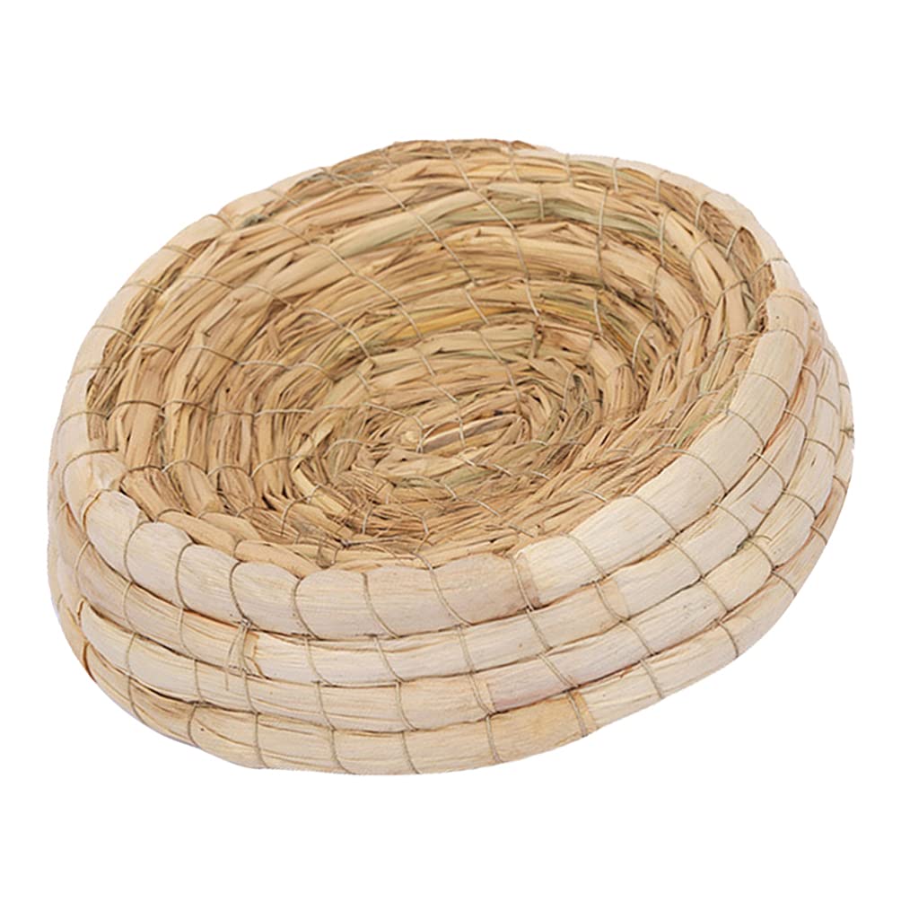 Balacoo Pet Bed - Woven Nest for Birds, Guinea Pigs & Bunnies - Grass House for Small Animals