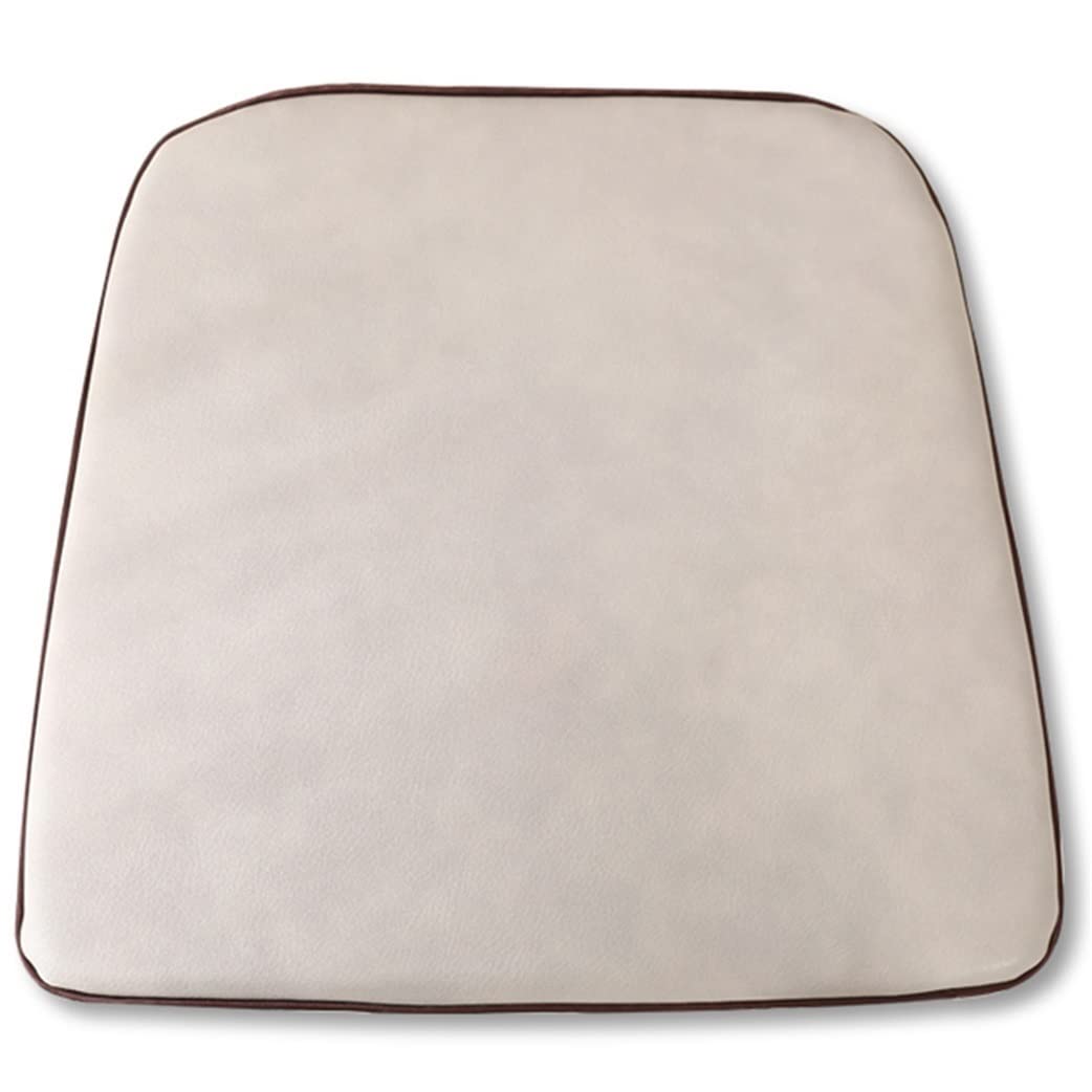 Premium Waterproof Leather Dining Chair Cushions - 1/2/4 Pack Non-Slip U-Shaped Kitchen Seat Pads (40x44cm) - Light Gray Home Decor for Dining Room, Kitchen & Office Use