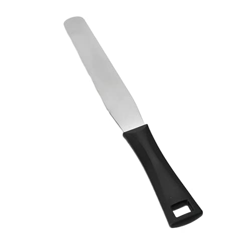 WOIWO Stainless Steel Cake Spatula - 1PC Angled Icing Spreader, Butter Knife for Baking | Perfect for Cake Decorating, Cookie Dough, and Dessert Preparation