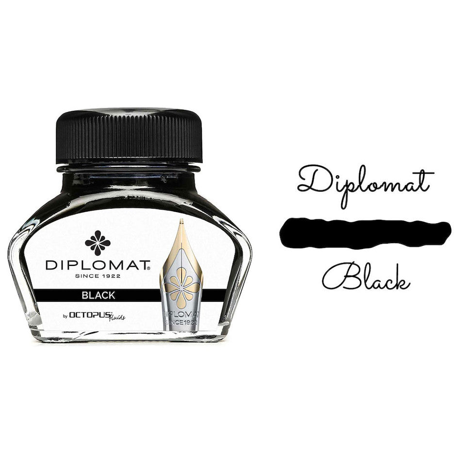 Premium Diplomat Octopus Fountain Pen Ink - 30ml Bottle for Smooth Writing & Calligraphy - Ideal for Professionals, Students & Art Enthusiasts