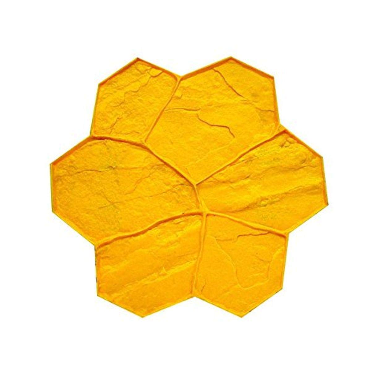 Bon Tool Floppy Random Stone Texture Mat - Non-Slip Surface for Concrete Stamping & Decorative Flooring - Ideal for DIY Projects, Patios, Walkways & Driveways