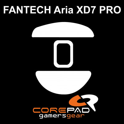 Corepad Skatez Mouse Feet for Fantech Aria XD7 - Ultra Smooth Gliding PTFE Feet for Gaming Mice | Perfect for FPS, MOBA, and Esports Gaming