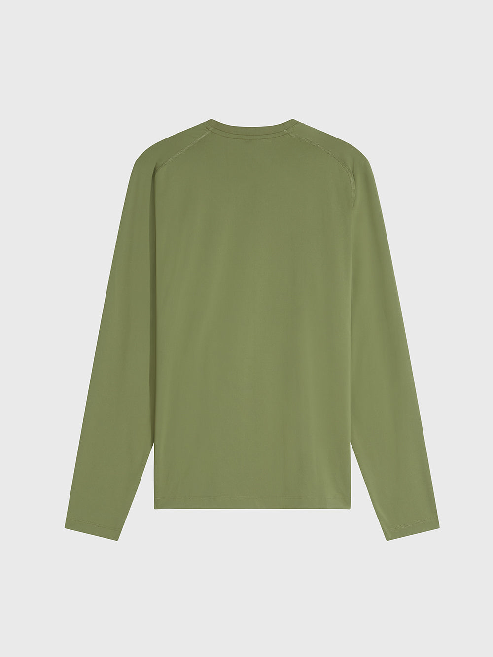 Rhone Olivine Extra Long Sleeve Performance Shirt for Men - Gym, Running & Outdoor Activities