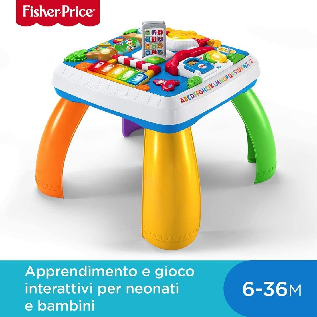 Fisher-Price Infant Activity Table - Fun Learning Toy for Toddlers with Lights, Sounds & Interactive Play - Perfect for Early Development & Playtime Fun